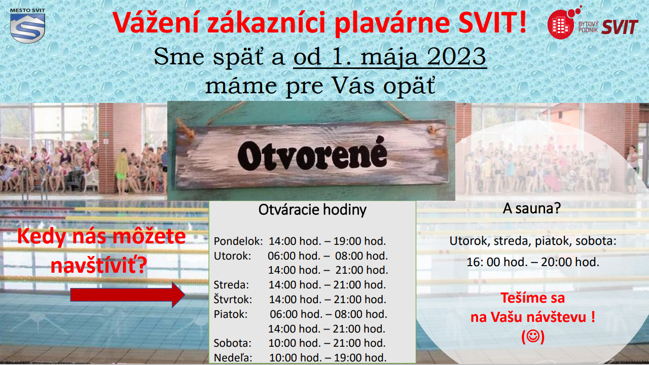 otvorenie plavárne 2023